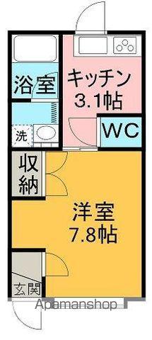 コーポLグランド(1K/1階)の間取り写真