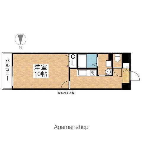 GRAMERCY SAKAE(1K/4階)の間取り写真