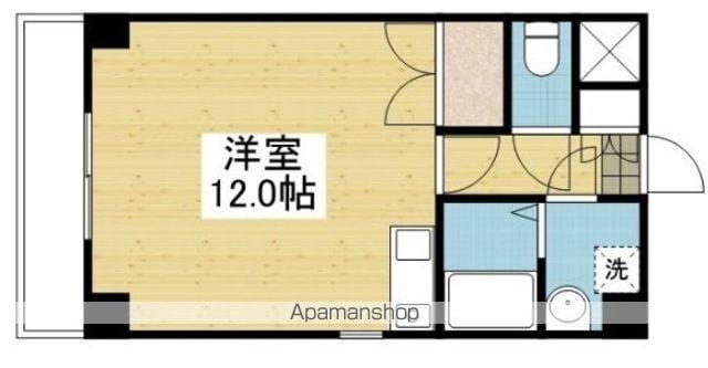 シャルマンコーポ川内(ワンルーム/2階)の間取り写真