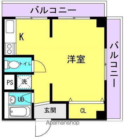 ネクステージ塚口本町(1DK/3階)の間取り写真