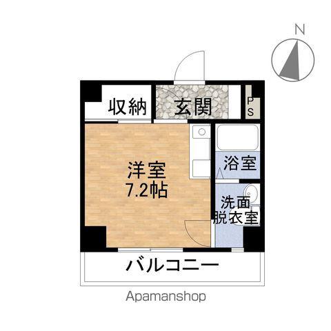 サンアベニュー森田(ワンルーム/2階)の間取り写真