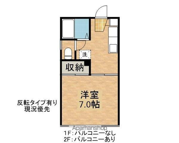 メゾン・ベルト(1K/1階)の間取り写真