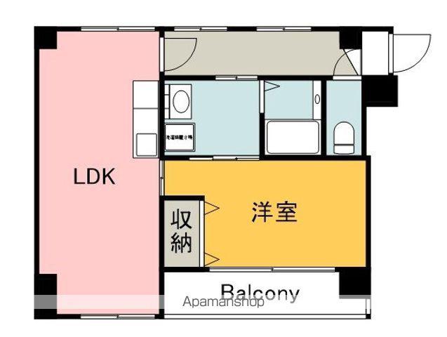 BZ STAGE 8(1LDK/5階)の間取り写真