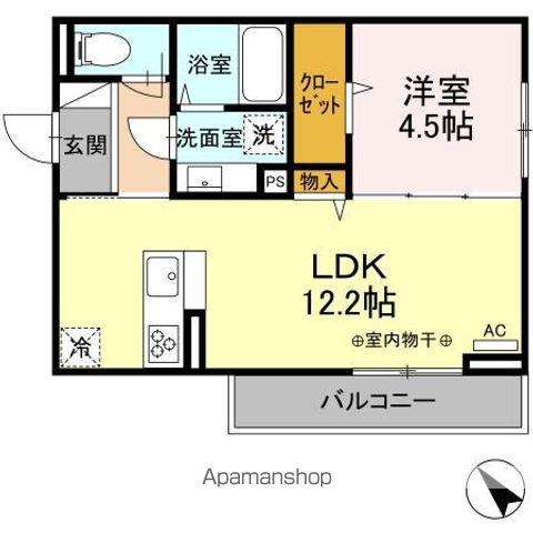 GRAN CIEL(1LDK/3階)の間取り写真