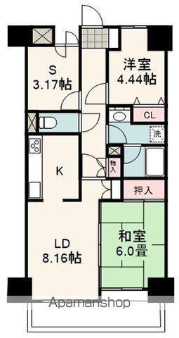 グレジデンス小芝(2SLDK/2階)の間取り写真