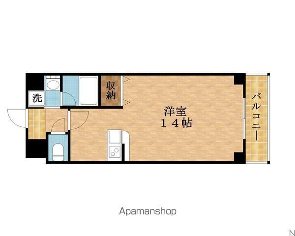 HR・FRONT REGAL野江駅前(ワンルーム/3階)の間取り写真