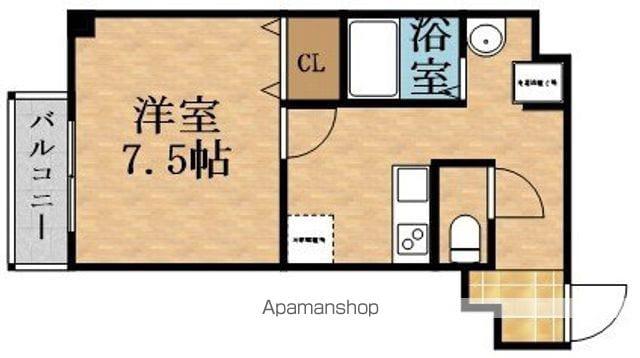 AVERE早苗(1K/4階)の間取り写真
