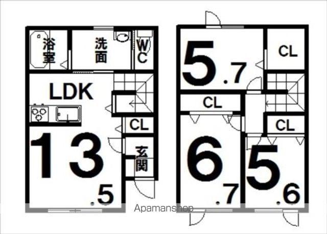 ＭＡＪＥＳＴＩＣ（マジェスティック）(3LDK)の間取り写真
