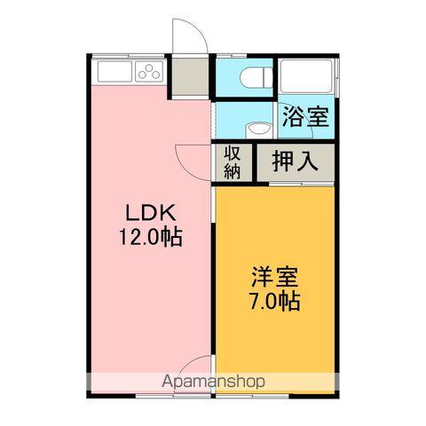 コーポスエヒロ(1LDK/1階)の間取り写真