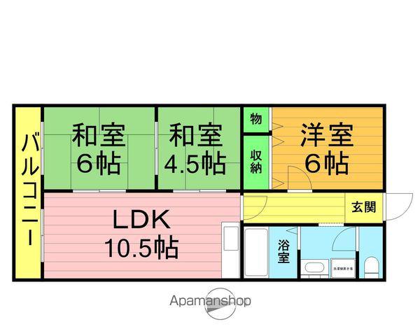 サンライフ天王台 7階階 間取り