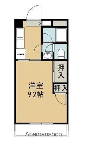 レジデンスクレイン(1K/2階)の間取り写真