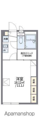 レオパレス一心(1K/2階)の間取り写真
