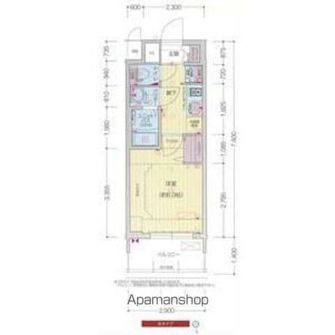 プレサンス大須観音フィエスタ(1K/10階)の間取り写真