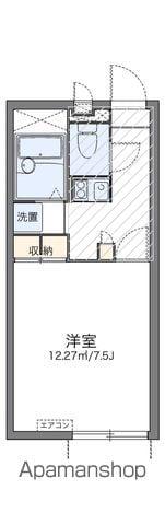 レオパレスレイフェアリー(1K/1階)の間取り写真