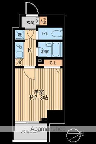 HF早稲田レジデンス(1K/11階)の間取り写真