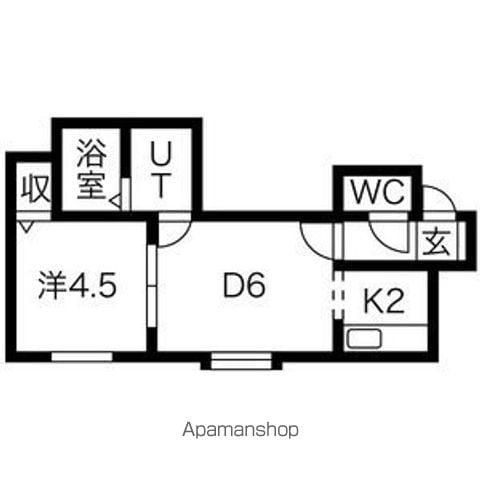 カーサ・ソレアード(1LDK/3階)の間取り写真