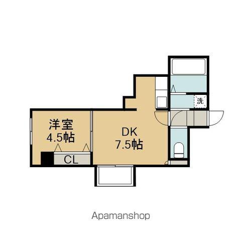 セントラルコーポ朝日(1DK/3階)の間取り写真