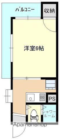 コーポ88(1K/2階)の間取り写真