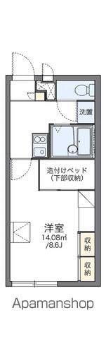 レオパレスコーディアル(1K/1階)の間取り写真