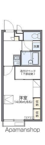 レオパレス紀水(1K/2階)の間取り写真