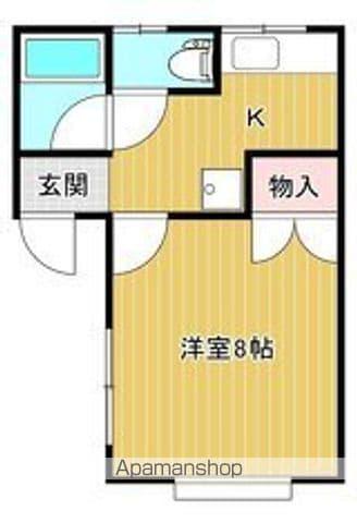 スウィートソフィア(1K/1階)の間取り写真