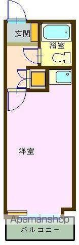 ライオンズマンション仲間町壱番館 303(ワンルーム/3階)の間取り写真