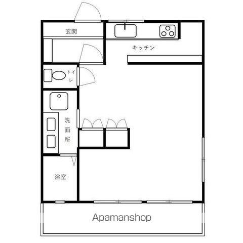 サンシャインマンション(ワンルーム/5階)の間取り写真