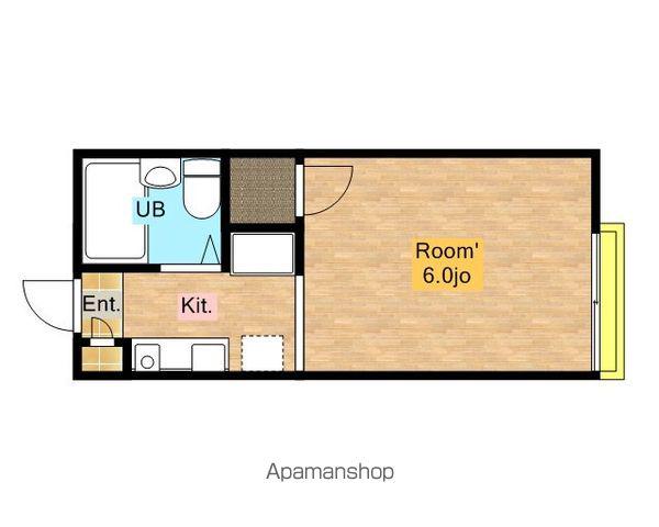 サンコーポ(1K/2階)の間取り写真