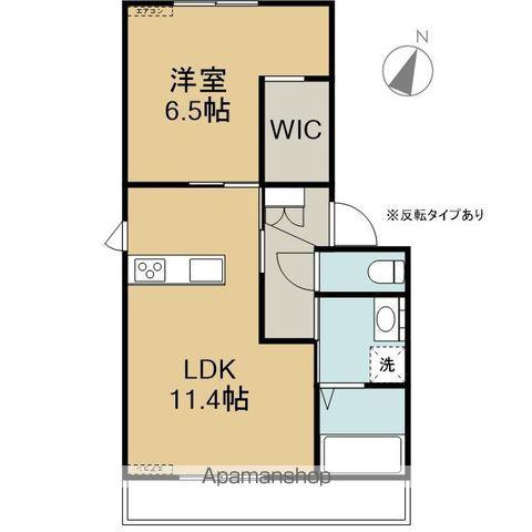 シルエーラ上田(1LDK/3階)の間取り写真