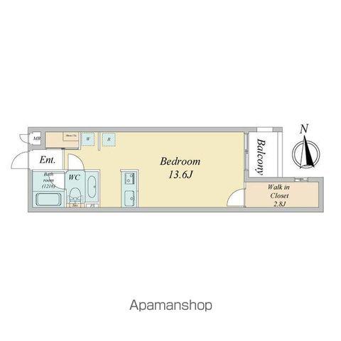 エルスタンザ下北沢(ワンルーム/3階)の間取り写真