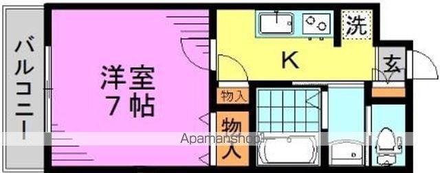 RISO・NAKANO(1K/3階)の間取り写真