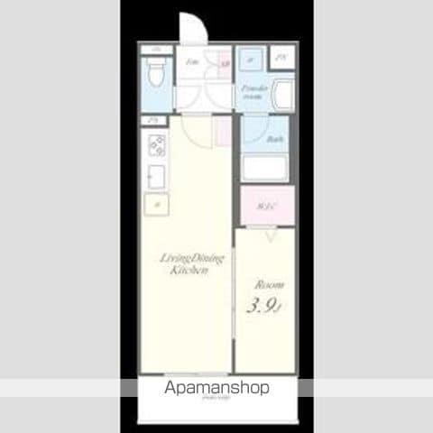 アイナ ルアナ ウル(1LDK/2階)の間取り写真