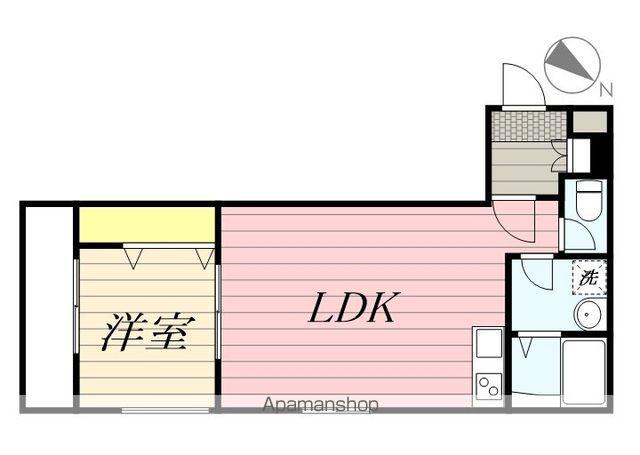 ヴィレッタ伊万里駅前Ⅲ(1LDK/2階)の間取り写真