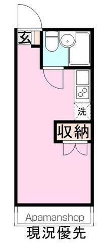 Oマンション(1K/3階)の間取り写真