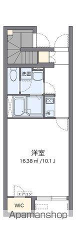 レオネクストなるみ(1K/1階)の間取り写真