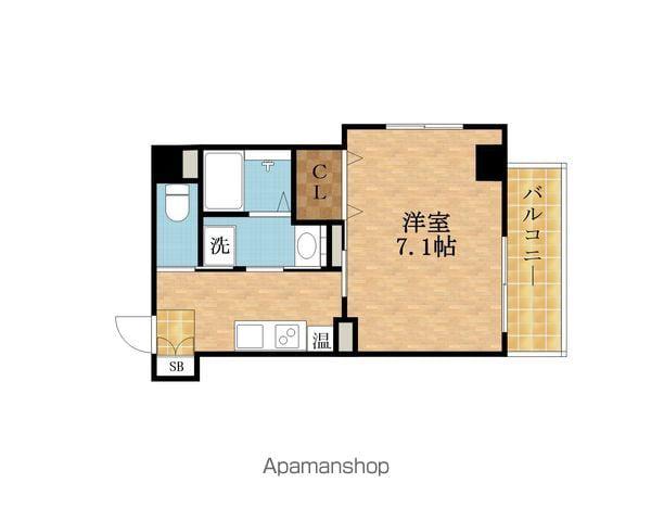 DAP千林(1K/5階)の間取り写真