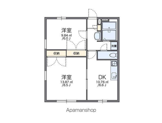 レオパレス池田S・Y(2DK/1階)の間取り写真
