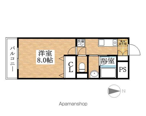 サウスオーク41(1K/2階)の間取り写真