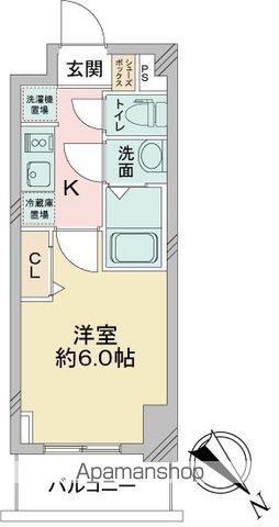 アステリ鶴舞テーセラ(1K/13階)の間取り写真