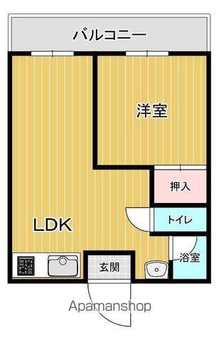 メモワール2(1LDK/2階)の間取り写真