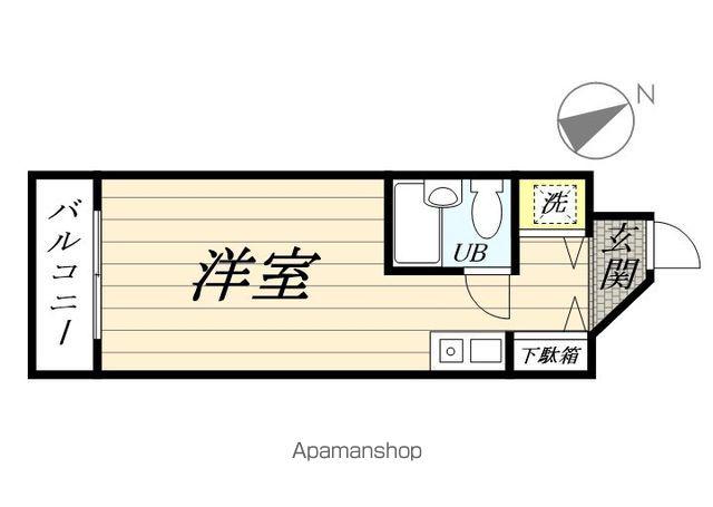 シーアイマンション鶴見(ワンルーム/7階)の間取り写真
