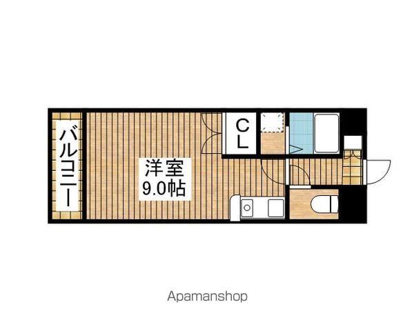 アネックス瑞穂(ワンルーム/6階)の間取り写真