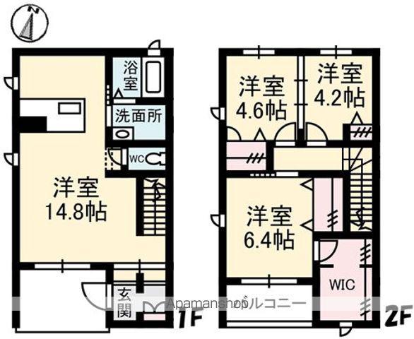 シャーメゾン御幸　Ａ棟(3LDK)の間取り写真