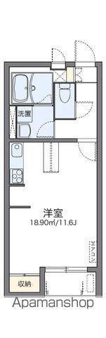 レオネクストメゾン柏井(1K/1階)の間取り写真