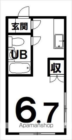 コーポモリタ(ワンルーム/2階)の間取り写真