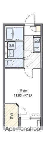 レオネクスト萩ヶ丘(1K/1階)の間取り写真
