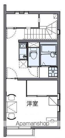 レオネクストエクレール エヌ(1K/2階)の間取り写真