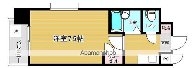 リファレンス北方1(1K/7階)の間取り写真