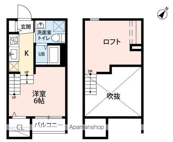 PREMIAGE箱崎宮(ワンルーム/2階)の間取り写真