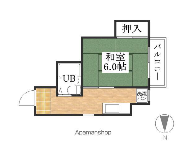 ニューライフ藤(1K/2階)の間取り写真